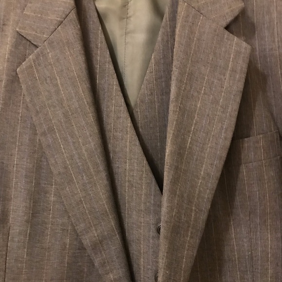 Vintage Mens Blazer & Waist coat Grey Size Small - Picture 7 of 12